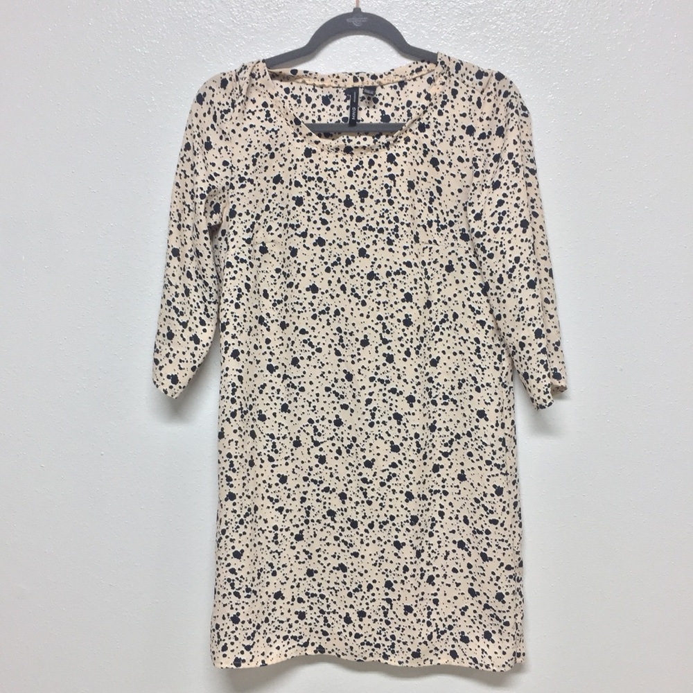 MNG light peach colored dress